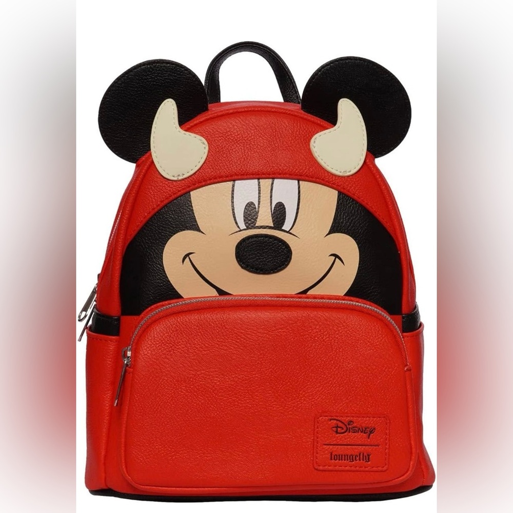 🆕 Mickey Mouse Halloween Devil Loungefly Bag